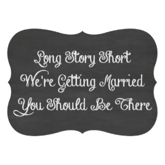 Long Story Short | Chalkboard