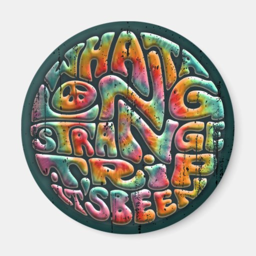 Long, Strange Trip Refrigerator Magnet