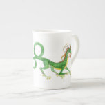 Long Tailed Dragon Bone China Mug mugs