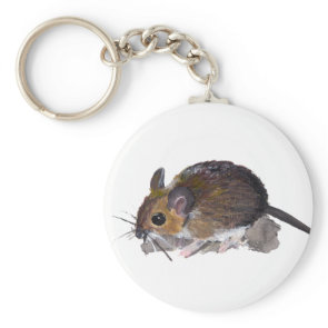 Long Tailed Field Mouse keychain