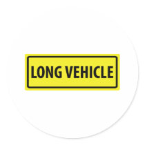 long vehicle stickers
