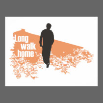 Long Walk Home Salmon print posters