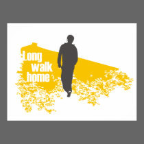 Long Walk Home Yellow print posters