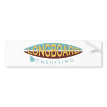Longboard Consulting bumper stickers by corndogger Longboard Consulting bumper stickers