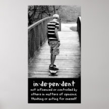 Longboarding Independence Posters