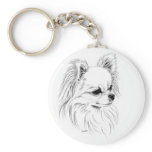 Longcoat chihuahua keychains