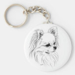 Longcoat chihuahua keychains