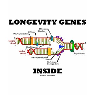 Longevity Genes Inside (DNA Replication) shirt