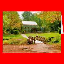 LONGFELLOW'S WAYSIDE GRIST MILL, SUDBURY MASS cards