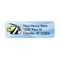 Longfin Bannerfish labels