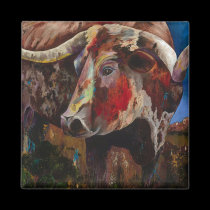 Longhorn Bull Business magnets
