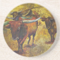 Longhorn Challenger coasters