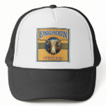 Longhorn Citrus Vintage Label hats