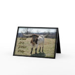 Longhorn for Dad-customize cards