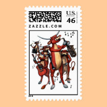longhorn moo-sic postage
