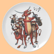 longhorn music plates