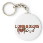 Longhorns Angel Key Chain