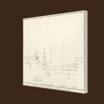 Longitudinal Vertical Projection III Comstock Lode canvas prints