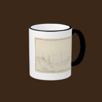 Longitudinal Vertical Projection III Comstock Lode mugs