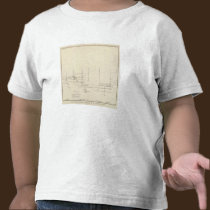 Longitudinal Vertical Projection III Comstock Lode t-shirts