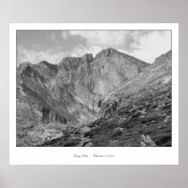 Longs Peak Beautiful Rugged Rocky Mountain Print