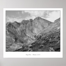 Longs Peak Beautiful Rugged Rocky Mountain Print