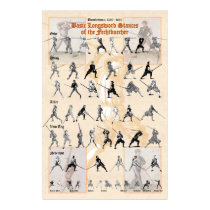 Longsword Blossfechten Poster posters