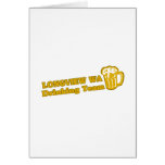 Longview Drinking Team tee shirts cards