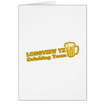 Longview Drinking Team tee shirts Card