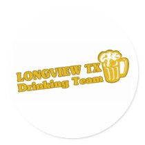 Longview Drinking Team tee shirts Stickers