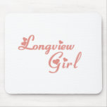 Longview Girl tee shirts Mouse Pads
