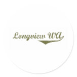 Longview  Revolution t shirts Round Sticker