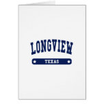 Longview Texas College Style tee shirts cards
