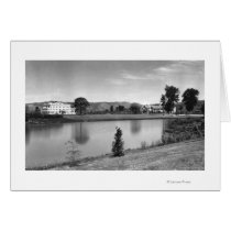 Longview, WA Town View Lake Sacajawea Photograph Greeting Cards