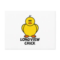 Longview Washington Chick Postcard