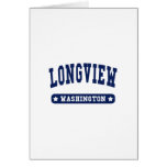 Longview Washington College Style tee shirts cards