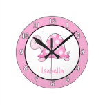 Lonnie's Pink Turtle Wall Clock