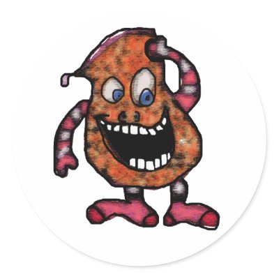 loo kaid round stickers by lissame73