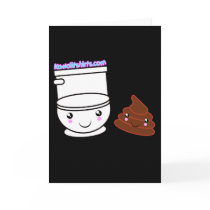 Loo & Poo Kawaii friends t-shirts & more cards