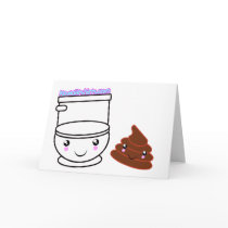 Loo & Poo Kawaii friends t-shirts & more cards