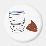 Loo & Poo Kawaii friends t-shirts & more Magnets