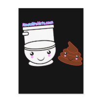 Loo & Poo Kawaii friends t-shirts & more postcards