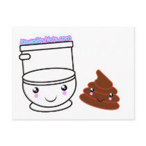 Loo & Poo Kawaii friends t-shirts & more postcards