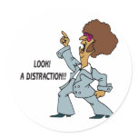 Look A Distraction Sticker