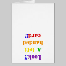 Look!! a Left Handed Card!! cards