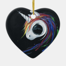 Look! A ugly one-horned mule! Christmas Tree Ornament