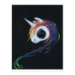 Look! A ugly one-horned mule! Postcard
