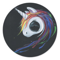 Look! A ugly one-horned mule! stickers