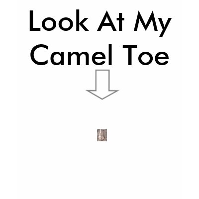 Look At My Camel Toe Tee Shirts by jerryg428