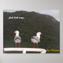 Look both ways posters